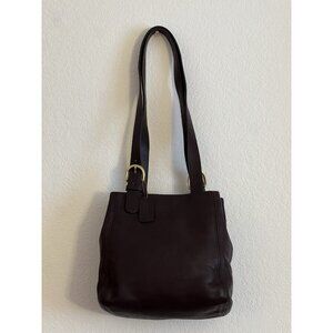 VTG Coach 4157 Dark Brown Waverly Soho Leather Purse Shoulder Bag CLEANED